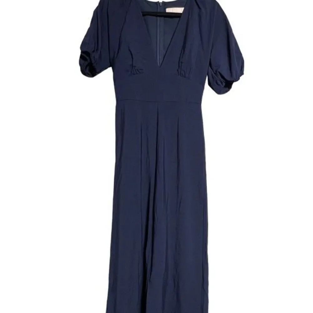 Keepsake Romper Navy Short Sleep One Piece Pantsuit Size Small